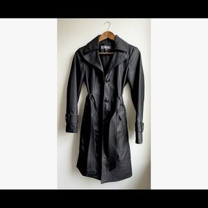 Kenneth Cole Reaction Black Trench - XS